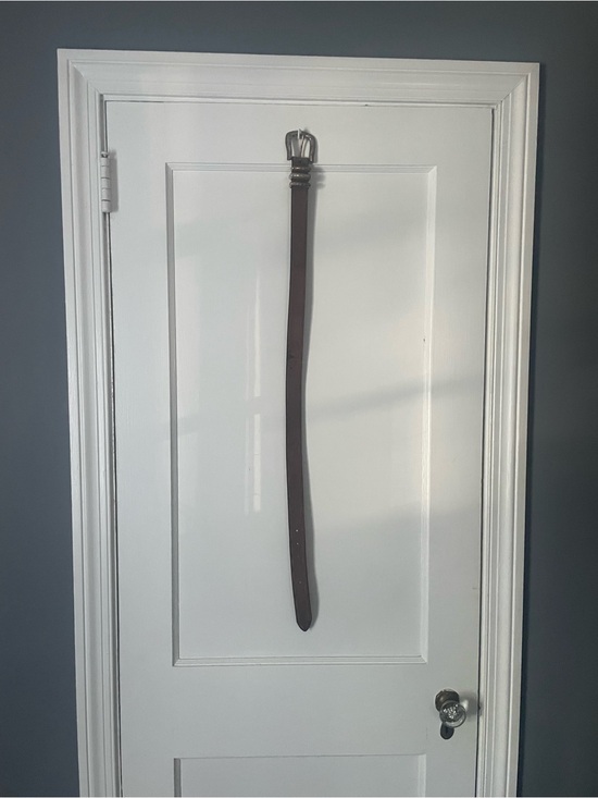 Brighton Accessories - Brighton Classic Vintage Brown Leather Belt with Silver Buckle Sz M